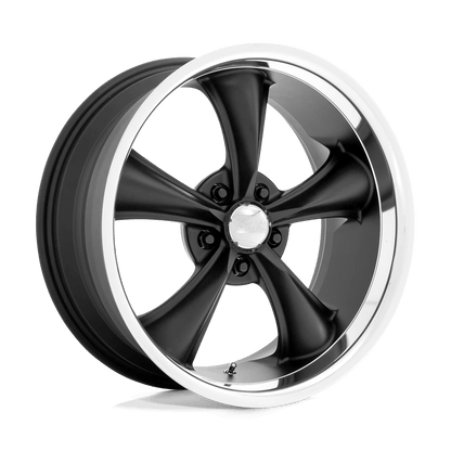 American Racing Vintage VN338 BOSS TT 20X8.5 14 5X115/5X115 Textured Black With Diamond Cut Lip