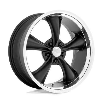 American Racing Vintage VN338 BOSS TT 20X8.5 2 5X127/5X5.0 Textured Black With Diamond Cut Lip