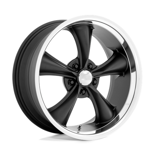 American Racing Vintage VN338 BOSS TT 20X8.5 2 5X127/5X5.0 Textured Black With Diamond Cut Lip