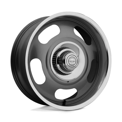 American Racing Vintage VN506 20X8 0 5X120.65/5X127/5X4.75/5.0 Mag Gray Center Polished Lip