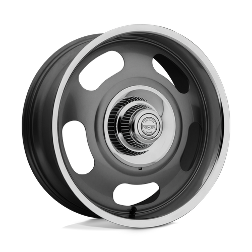 American Racing Vintage VN506 20X8 0 5X120.65/5X127/5X4.75/5.0 Mag Gray Center Polished Lip