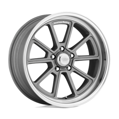 American Racing Vintage VN510 DRAFT 18X10 12 5X127/5X5.0 Vintage Silver Diamond Cut Lip