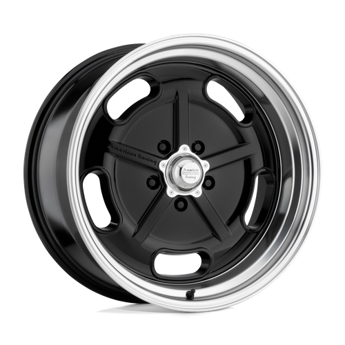 American Racing Vintage VN511 SALT FLAT 22X10.5 0 5X114.3/5X4.5 Gloss Black Diamond Cut Lip