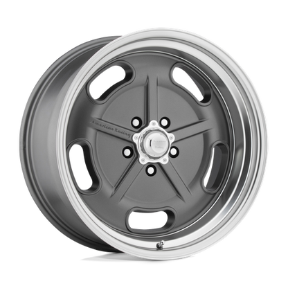 American Racing Vintage VN511 SALT FLAT 22X8.5 0 5X120.65/5X4.75 Mag Gray Diamond Cut Lip