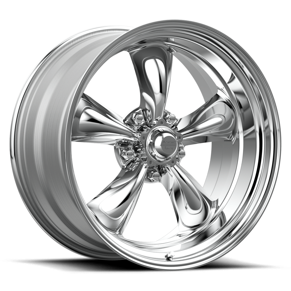 AMERICAN RACING VINTAGE VN515 TORQ THRUST II 1 PC 15X7 -6 5X114.3 POLISHED