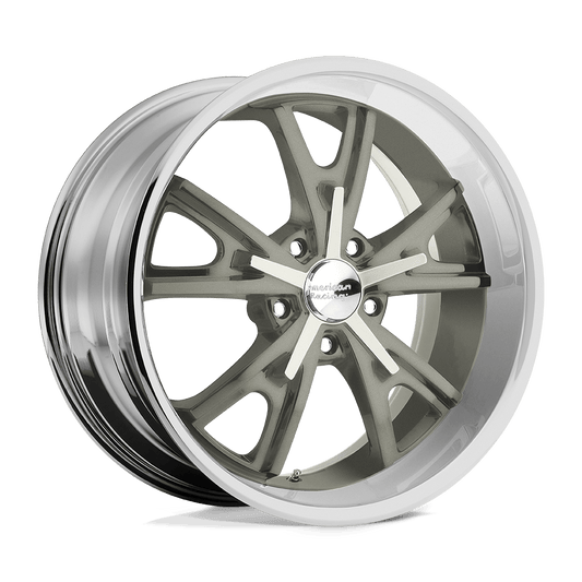 American Racing Vintage VN801 DAYTONA 20X9.5 15 5X114.3/5X4.5 Mag Gray Center Machined Lip