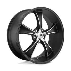 American Racing Vintage VN805 BLVD 22X11 38 5X120/5X4.72 Satin Black With Machined Face