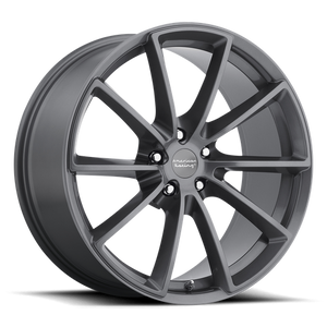American Racing Vintage VN806 FAST BACK 20X9 40 5X114.3/5X4.5 Anthracite With Machined Face