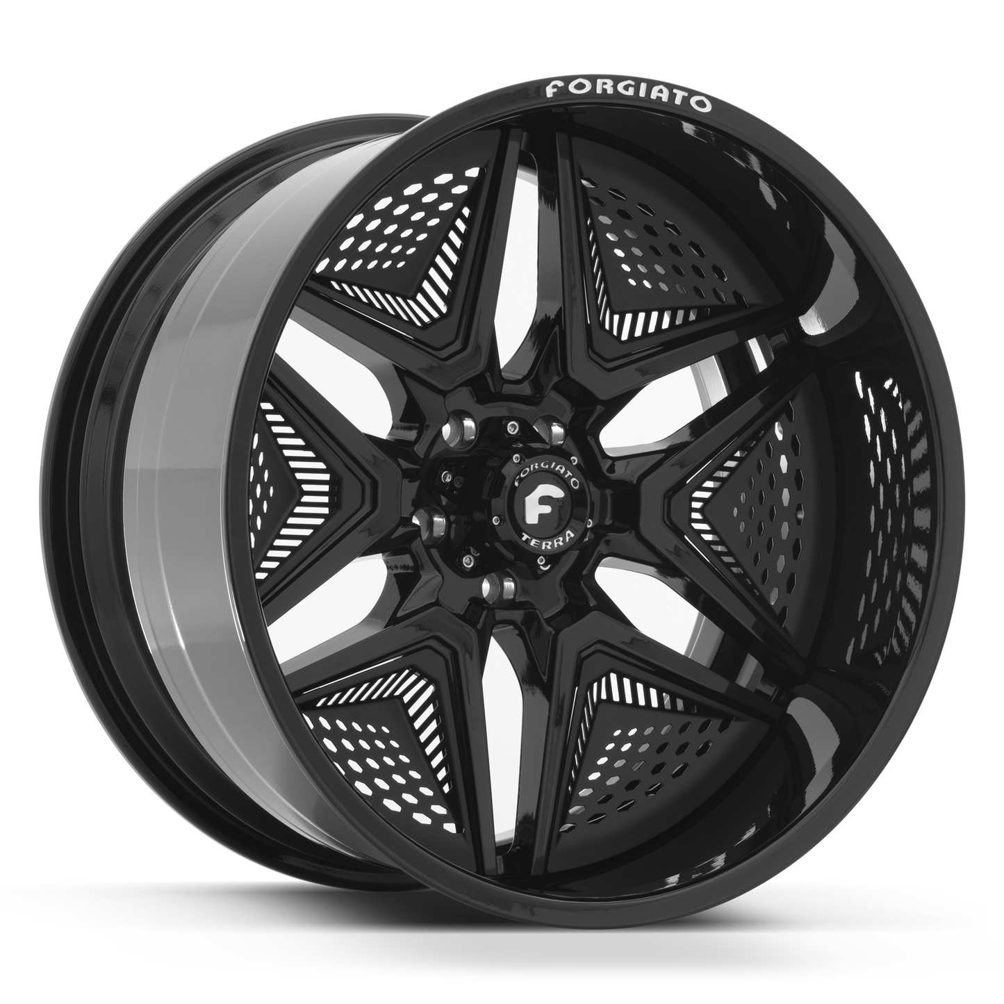 22x12 FLOW TERRA 007 Gloss Black (5/6 Lug) - Wheels | Rims