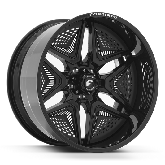 22x12 FLOW TERRA 007 Gloss Black (5/6 Lug) - Wheels | Rims