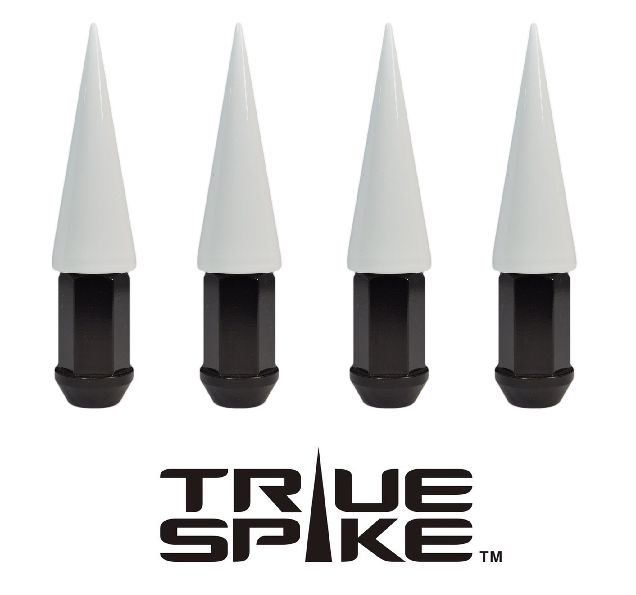 True Spike Lugnuts White Spike (24 Set)