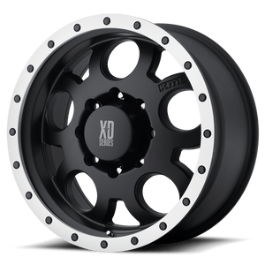 XD XD125 18X9 18 5X127/5X5.0 Matte Black With Machined Reinforcing Ring