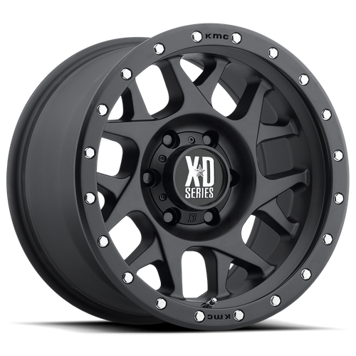 XD XD127 BULLY 18X9 18 6X114.3/6X4.5 Satin Black With Reinforcing Ring