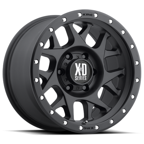 XD XD127 BULLY 18X9 18 5X150/5X150 Satin Black With Reinforcing Ring