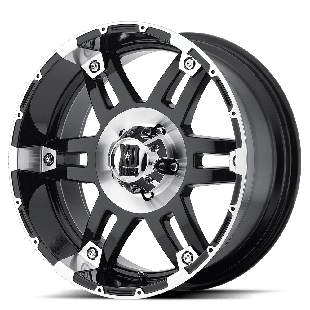XD XD797 SPY 18X8.5 18 8X170/8X6.7 GLOSS BLACK MACHINED
