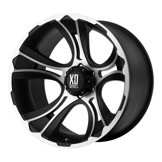 XD XD801 CRANK 17X9 0 6X139.7/6X5.5 Matte Black Machined