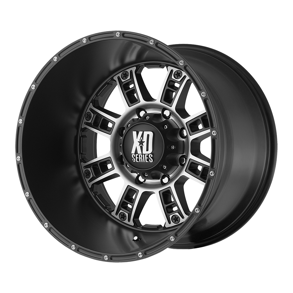 XD XD809 RIOT 20X9 18 5X150 MATTE BLACK MACHINED