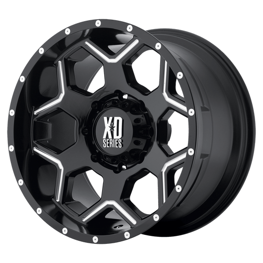XD XD812 CRUX 18X9 18 6X139.7 GLOSS BLACK MILLED