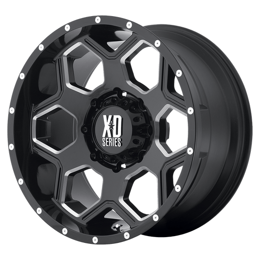 XD XD813 BATALLION 20X9 18 6X135/6X5.3 Gloss Black Milled