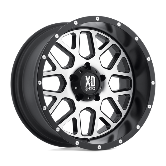 XD XD820 GRENADE 20X9 18 5X139.7 SATIN BLACK MACHINED FACE