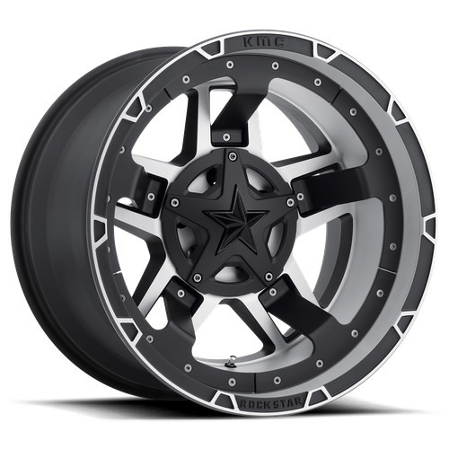 XD XD827 ROCKSTAR III 18X9 0 5X127/5X135/5X5.0/135 Matte Black Machined
