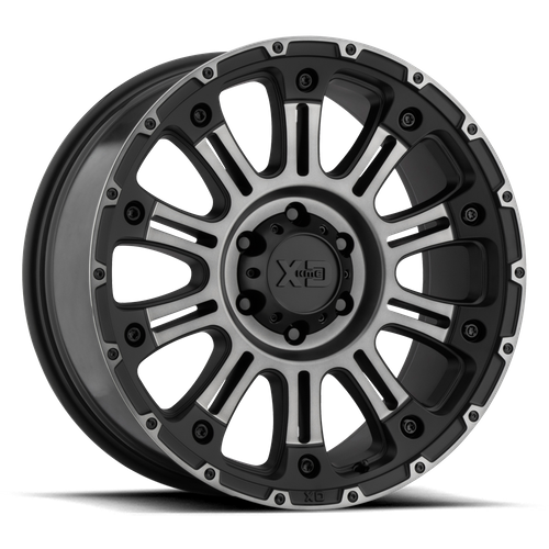 XD XD829 HOSS II 20X14 -76 6X139.7/6X5.5 Satin Black Machined Gray Tint