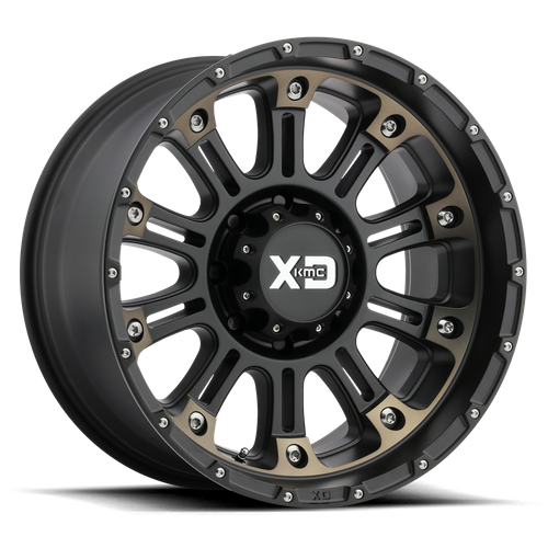 XD XD829 HOSS II 18X9 18 6X114.3/6X4.5 Satin Black Machined Dark Tint