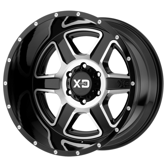 XD XD832 FUSION 20X9 18 6X139.7/6X5.5 Gloss Black Machined