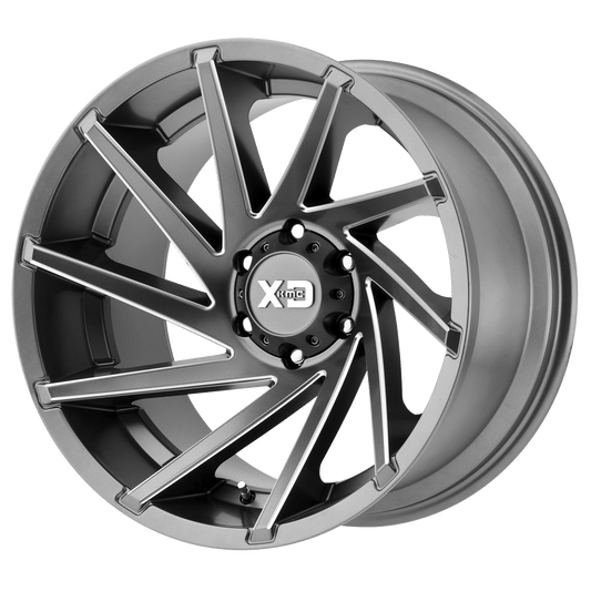 XD XD834 CYCLONE 20X10 -18 6X139.7/6X5.5 Satin Gray Milled