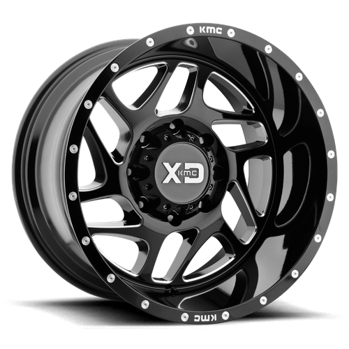 XD XD836 FURY 20X9 18 6X114.3/6X4.5 Gloss Black Milled