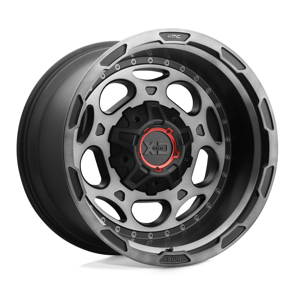 XD XD837 DEMODOG 20X12 -44 5X127/5X139.7 SATIN BLACK GRAY TINT