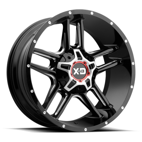 XD XD839 CLAMP 20X9 18 BLANK/BLANK Gloss Black Milled