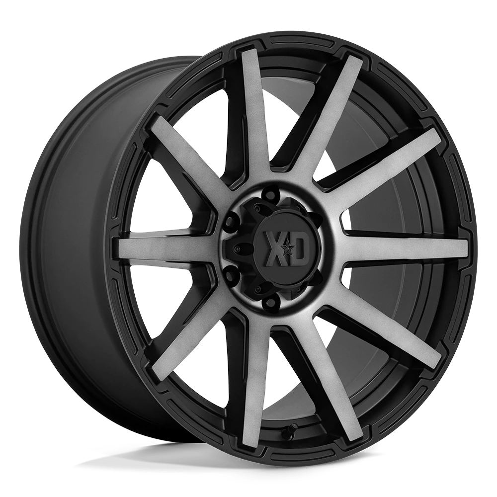 XD XD847 OUTBREAK 17X8 35 5X114.3/5X4.5 Satin Black With Gray Tint