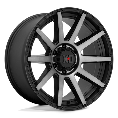 XD XD847 OUTBREAK 20X10 12 5X127 SATIN BLACK WITH GRAY TINT