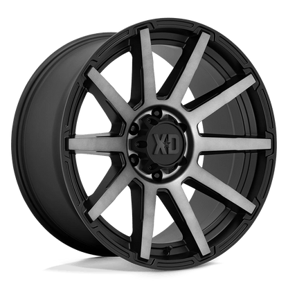 XD XD847 OUTBREAK 20X9 30 5X120/5X4.72 SATIN BLACK WITH GRAY TINT