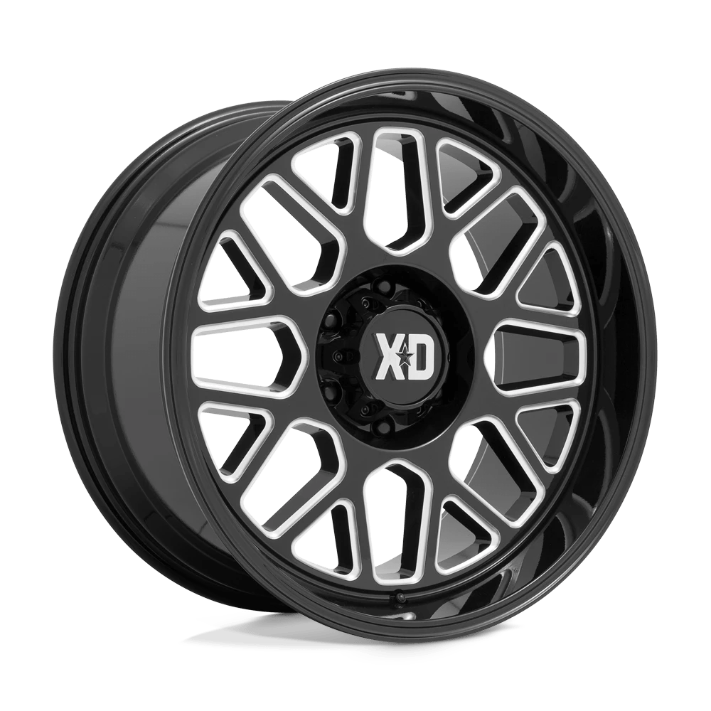 XD XD849 GRENADE 2 20X10 12 5X127/5X5.0 Gloss Black Milled