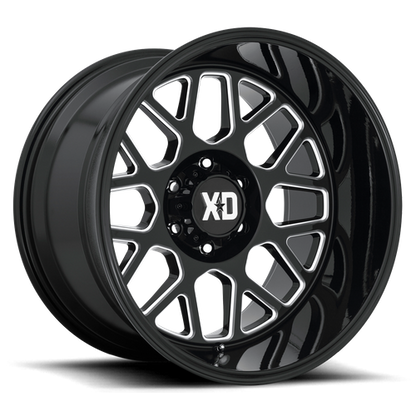 XD XD849 GRENADE 2 20X10 12 8X165.1/8X6.5 Gloss Black Milled