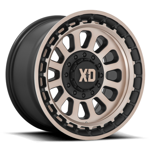 XD XD856 OMEGA 17X9 18 6X120/6X139.7 Satin Black With Bronze Tint