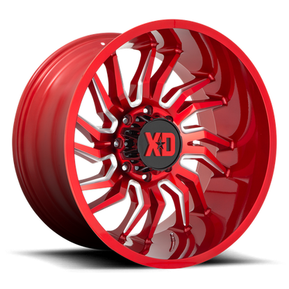 XD XD858 TENSION 20X10 -18 5X127/5X5.0 Candy Red Milled