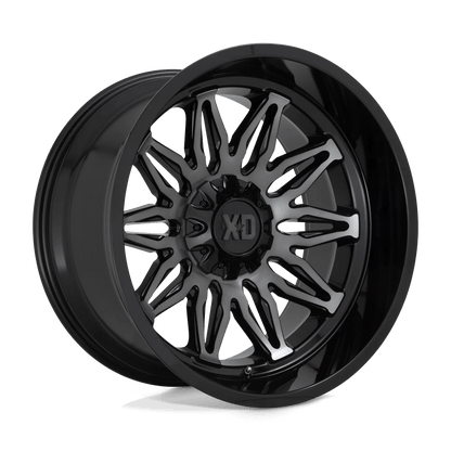 XD XD859 GUNNER 22X12 -44 5X127/5X139.7/5X5.0/5.5 Gloss Black Machined With Gray Tint
