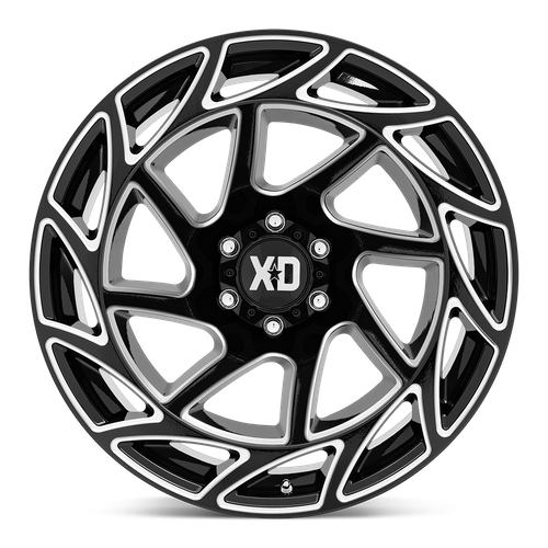 XD XD860 ONSLAUGHT 20X9 0 5X127/5X5.0 Gloss Black Milled