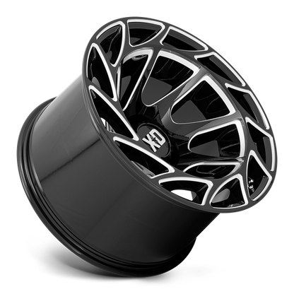 XD XD860 ONSLAUGHT 20X12 -44 6X139.7 GLOSS BLACK MILLED