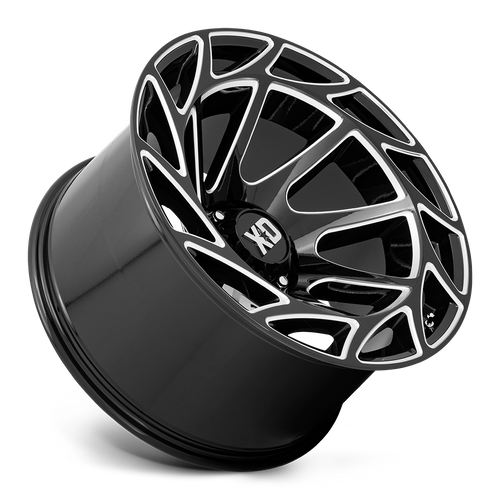 XD XD860 ONSLAUGHT 22X12 -44 5X127 GLOSS BLACK MILLED