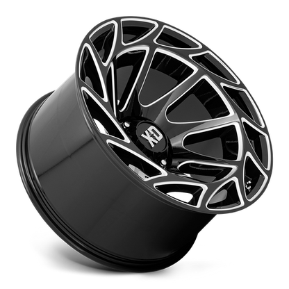 XD XD860 ONSLAUGHT 22X12 -44 6X139.7 GLOSS BLACK MILLED