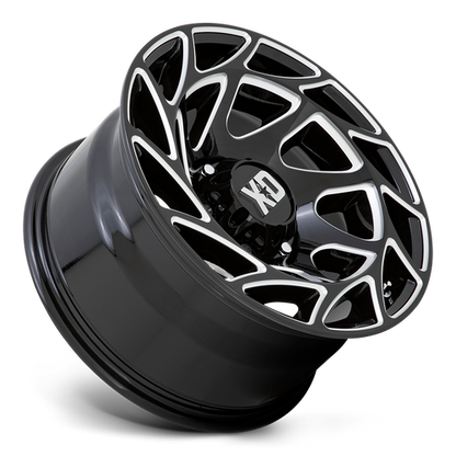 XD XD860 ONSLAUGHT 17X9 -12 6X139.7 GLOSS BLACK MILLED