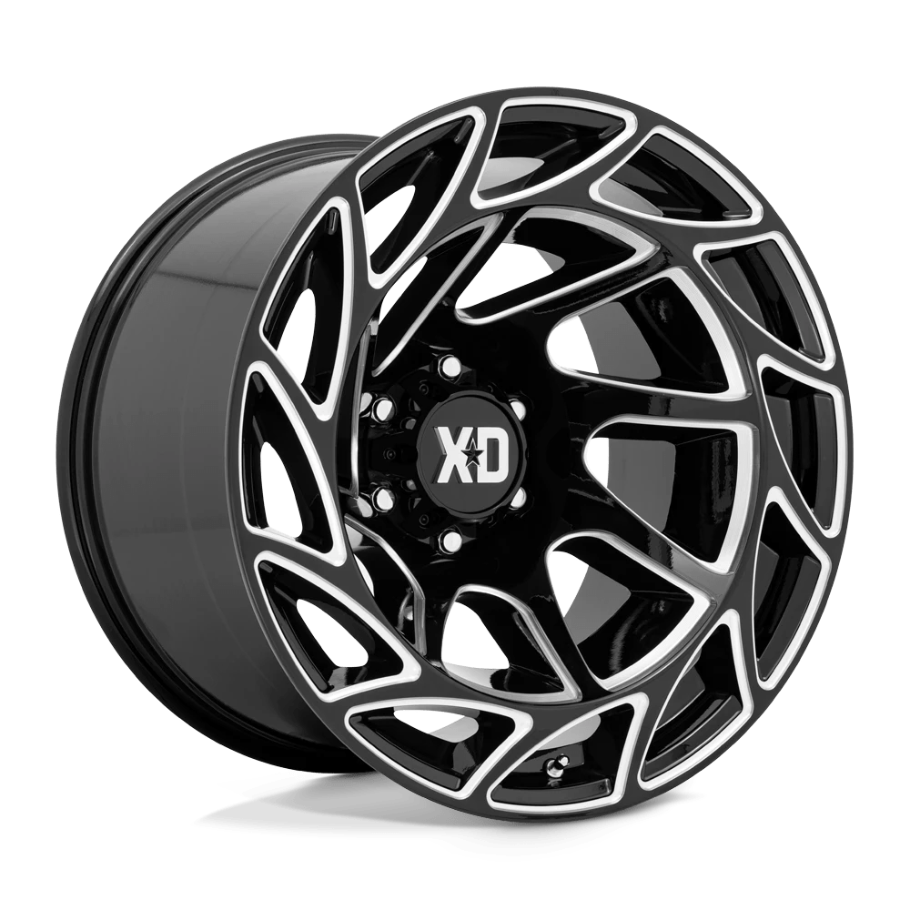 XD XD860 ONSLAUGHT 20X12 -44 6X139.7 GLOSS BLACK MILLED