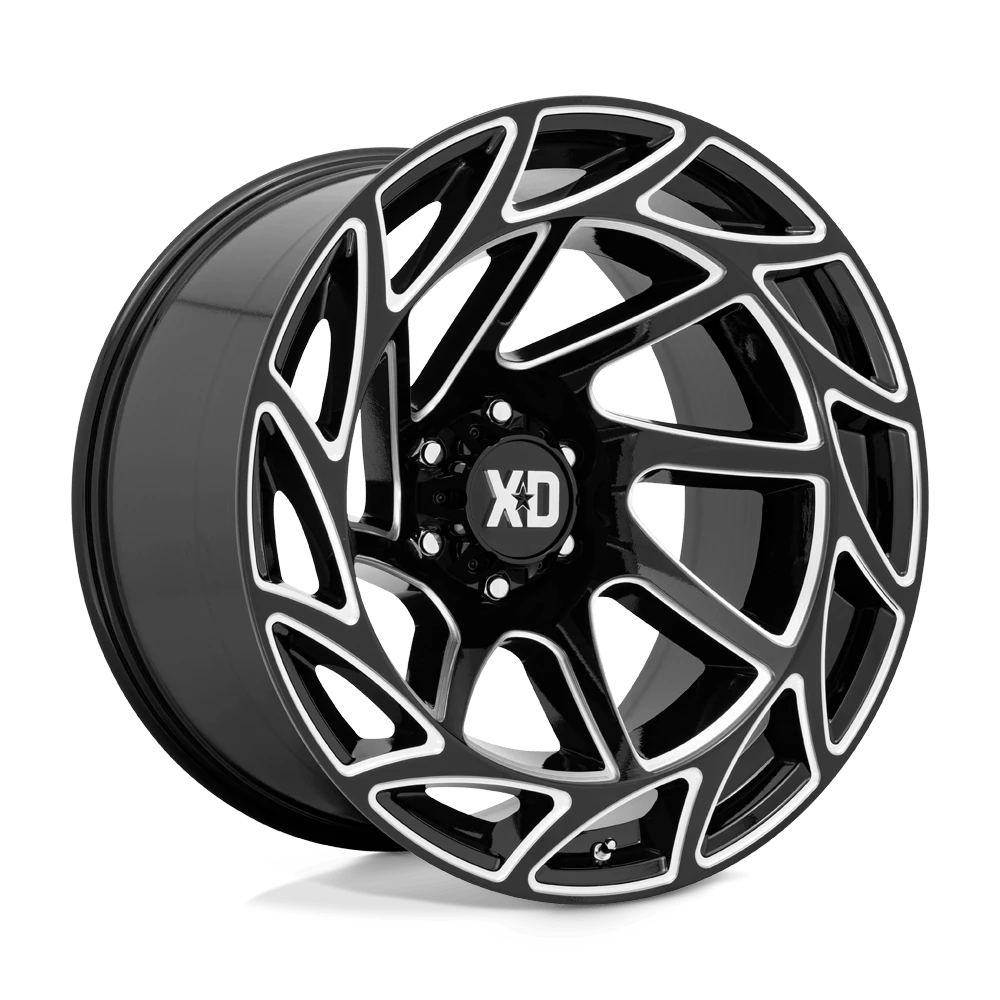 XD XD860 ONSLAUGHT 22X12 -44 6X139.7 GLOSS BLACK MILLED