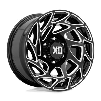 XD XD860 ONSLAUGHT 17X9 0 5X127 GLOSS BLACK MILLED