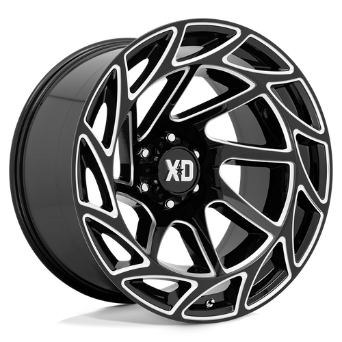 XD XD860 ONSLAUGHT 20X9 0 5X127/5X5.0 Gloss Black Milled