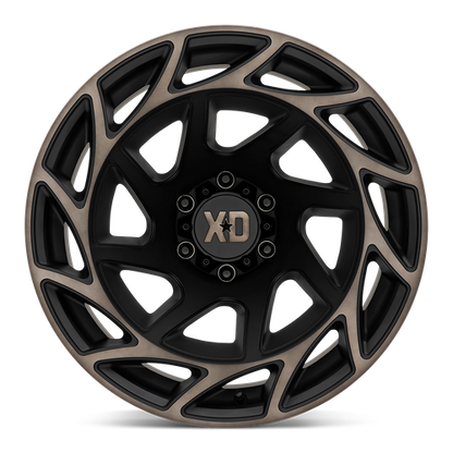XD XD860 ONSLAUGHT 20X9 0 8X170/8X6.7 Satin Black With Bronze Tint
